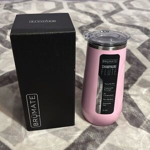 BrüMate Champagne Flute in Blush